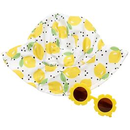 Baby Girl Mini Hop Lemons Sunhat & Sunglasses