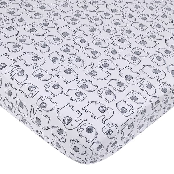 Carter’s® 3pc. Blue Elephant Nursery Crib Bedding Set