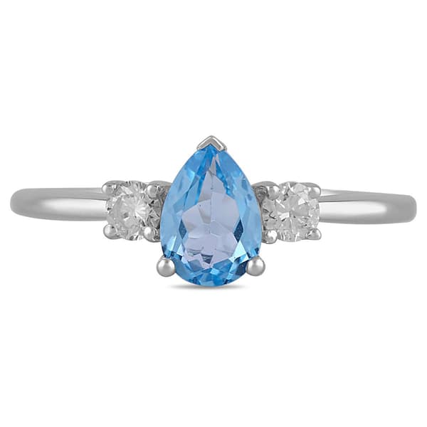 Nova Star(R) Silver-Sterling 1/4ctw. Lab Grown Diamond Ring - image 