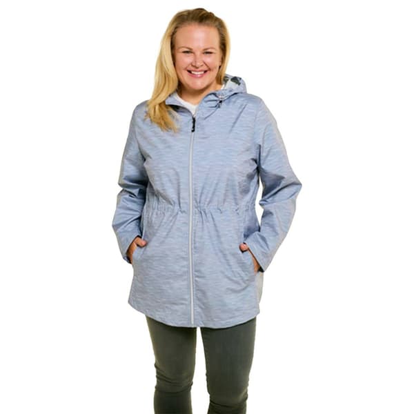 Plus Size Big Chill Bonded Anorak Jacket w/Waist Drawcords