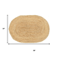HomeRoots Natural Jute Hand Braided Oval Rug - image 2