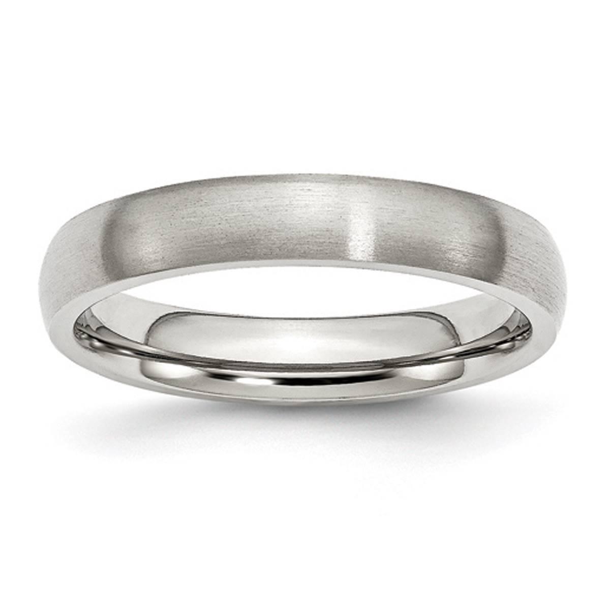 Mens Gentlemen’s Classics™ Stainless Steel Brushed 4mm...