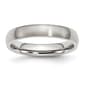 Mens Gentlemen's Classics&#40;tm&#41; Stainless Steel Brushed 4mm Band - image 1