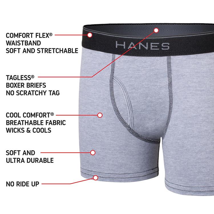 Boys (8-20) Hanes Ultimate® 5pk. Boxer Briefs