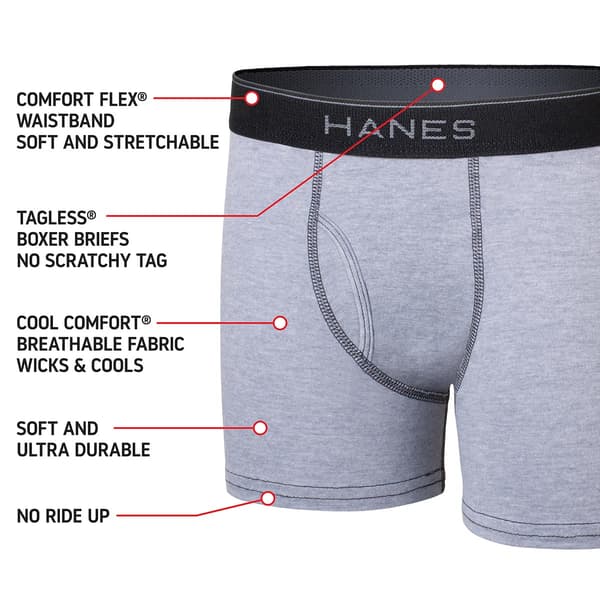 Boys &#40;8-20&#41; Hanes Ultimate&#174; 5pk. Boxer Briefs