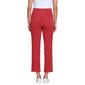 Womens Multiples Elastic Waist 5 Pocket Fringe Ankle Pants - image 2