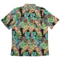 Mens Campia Short Sleeve Leaf Button Down Shirt - Tan/Black - image 1
