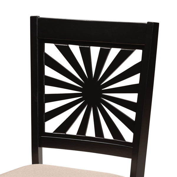 Baxton Studio Olympia Modern Wood Dining Chairs - Set of 2