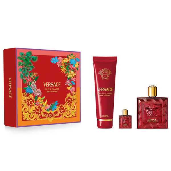 Versace Eros Flame 3pc. Fragrance Gift Set - $197 Value - image 