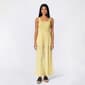 Juniors No Comment Wide Strap Smock Bodice Wide Leg Jumpsuit - image 1