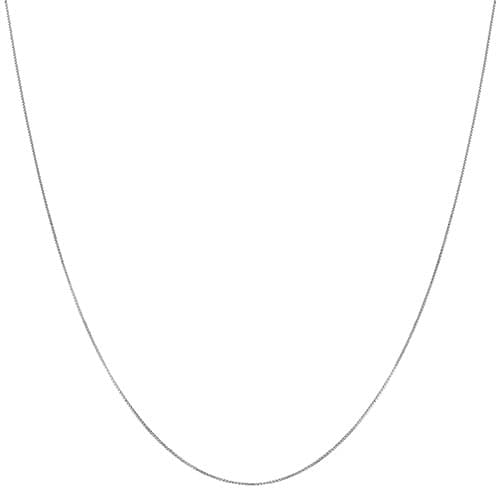 Gold Classics(tm) 10kt. White Gold 20in. Chain Necklace - image 