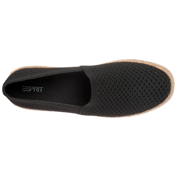Womens Esprit Naveen Black Knit Casual Shoes