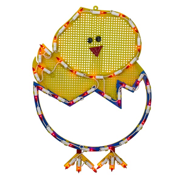 Northlight Seasonal Baby Chick in Egg Window Silhouette