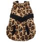 Northpaw Leopard Quilted Sherpa Pet Jacket - image 1