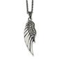Mens Gentlemen's Classics&#40;tm&#41; Antique Marcasite Angel Wing Necklace - image 1