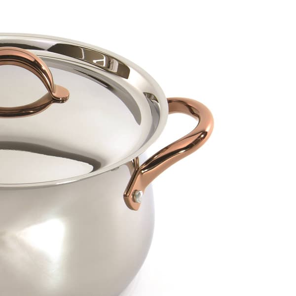 BergHOFF Ouro 18/10 Stainless Steel 8in. Stockpot w/ Lid