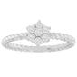 Eternal Promise&#40;tm&#41; 10kt. White Gold Diamond Cluster Ring - image 1