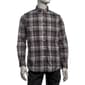 Mens Chaps Long Sleeve Plaid Button Down Shirt - Granite Grey - image 1