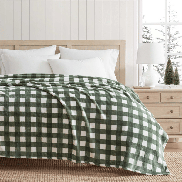 Martha Stewart Madison Gingham Throw