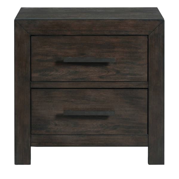 Elements Shelby 2 Drawer Nightstand with USB