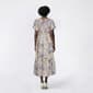 Womens Rabbit Rabbit Rabbit Puff Sleeve Leaf Ruffle Midi Dress - image 2
