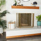 9th & Pike&#174; Contemporary Brass Metal Fireplace Screen - image 3