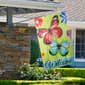 Northlight Seasonal Welcome Butterflies Green Outdoor House Flag - image 3
