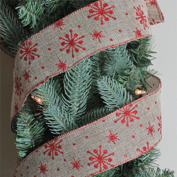 Northlight Club 12pk. Red Snowflake Christmas Ribbon Spools