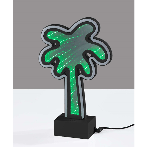 Simplee Adesso Infinity Neon Palm Tree Table/Wall Lamp