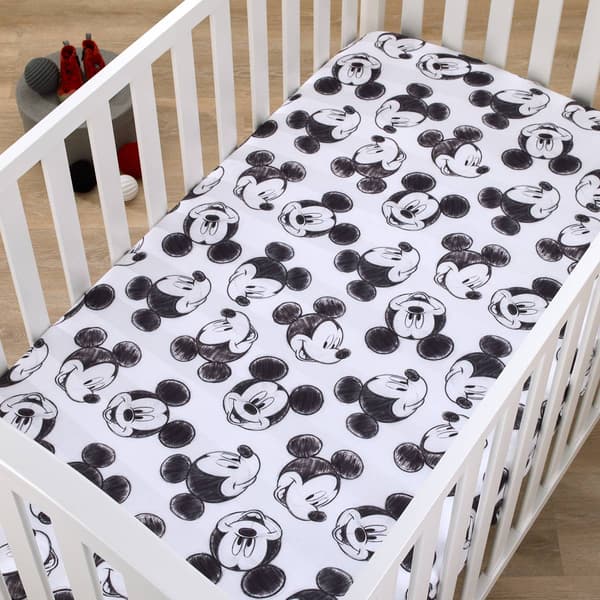 Disney Mickey Mouse Mini Fitted Crib Sheet