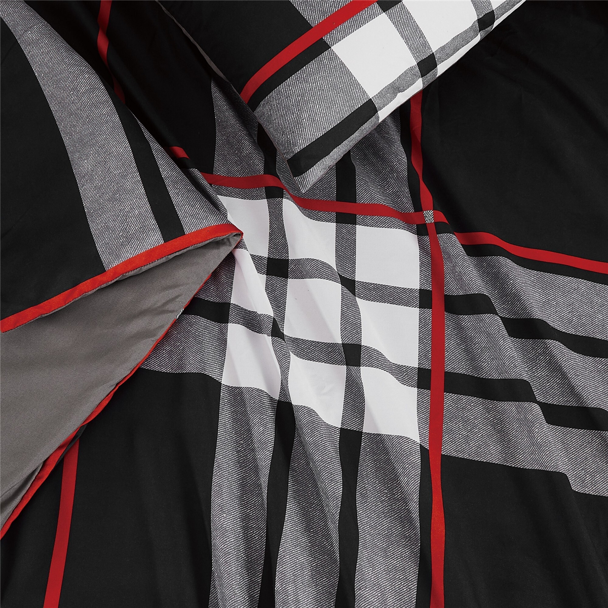 Truly Soft Danbury Plaid 3pc. Reversible Duvet Set