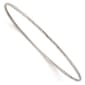 Gold Classics(tm) 14kt. 1.5mm White Gold Diamond-Cut Slip-On Bangle - image 1