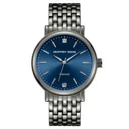 Mens Geoffrey Beene(R) Blue Dial Bracelet Watch - GBA0055GU