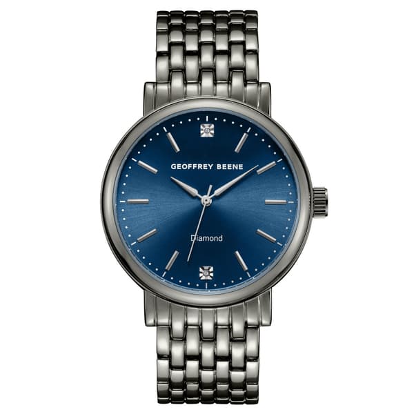 Mens Geoffrey Beene(R) Blue Dial Bracelet Watch - GBA0055GU - image 