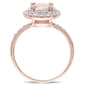 Gemstone Classics&#8482; 10kt. Rose Gold Double Halo Ring - image 4