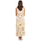 Womens Vivid Aura Sleeveless Surplice Pleated Tier Maxi Dress - image 3