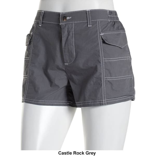 Juniors No Comment Poplin Cargo Shorts