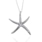 Accents by Gianni Argento Diamond Accent Starfish Necklace - image 1