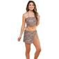 Womens Tahari Animal 3pc. 90''s Style Tankini Swim Set - image 1