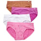 Girls Limited Too(tm) 4pk. Seamless Floral/Solid Hipsters - image 1