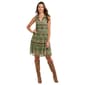 Womens Harper 241 Sleeveless Print Tier Ruffle Hem Dress - image 1