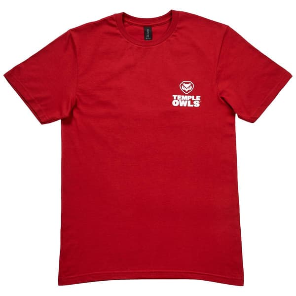 Mens Temple Short Sleeve Solid Tee - Cardinal - image 