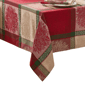 Threadmade Prestige Poinsettia Jacquard Tablecloth - image 1
