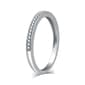 Nova Star® Sterling Silver 3/8ctw. Lab Diamond Wedding Set - image 2
