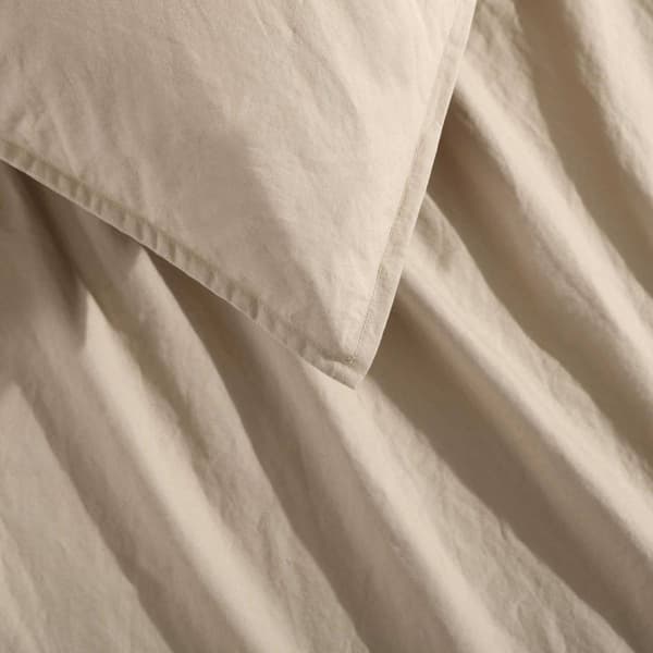 Calvin Klein Washed Percale Cotton 3pc. Duvet Cover Set