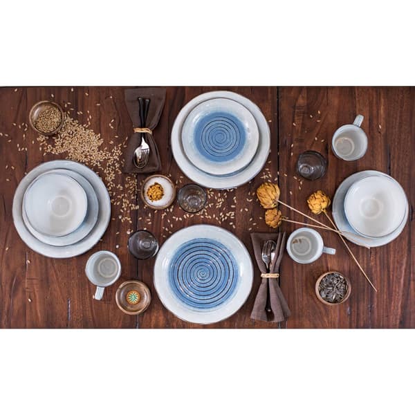 Sango Eliza Talia Dusk Blue 16pc. Dinnerware Set