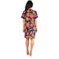 Womens 24/7 Comfort Apparel Floral Loose Fit Resort Shirt Dress - image 2