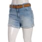 Juniors Wallflower Fearless Curvy Belted High Rise Shorts - image 1