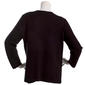 Womens Kasper Long Sleeve Textured Solid Button Front Jacket - image 2