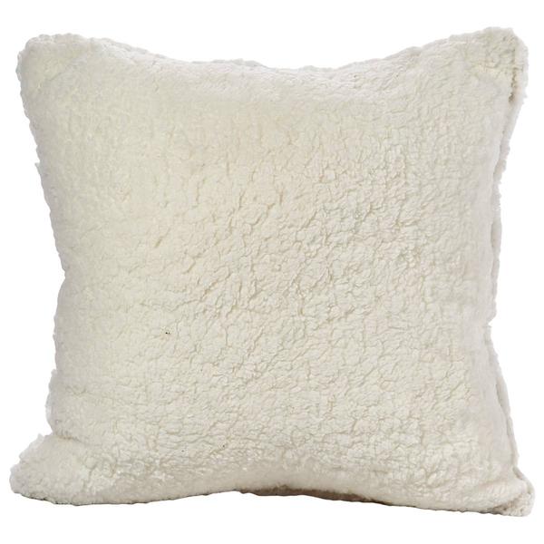 Harper Loft Snowy Woods Sherpa Decorative Pillow - 18x18
